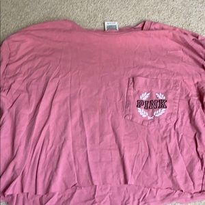 Pink long sleeve Cropped